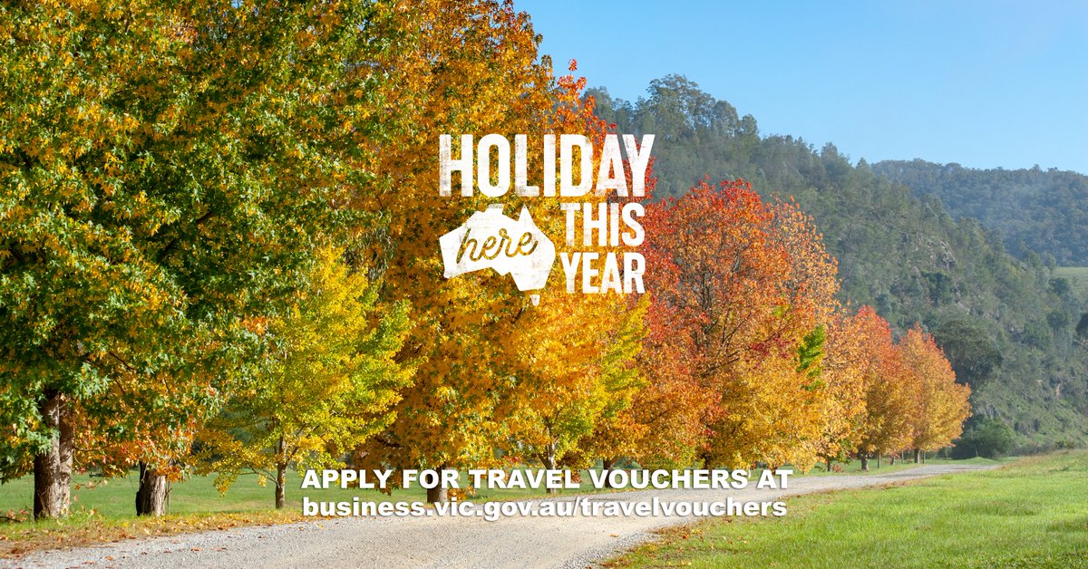 Reminder! Regional Travel Voucher applications open at 10am tomorrow 30 March. Come #holidayherethisyear <a href="/visitgippsland/">Visit Gippsland</a>! Apply for a #travelvoucher &amp; see all the deets at business.vic.gov.au/travelvouchers Good luck! #loveeastgippsland