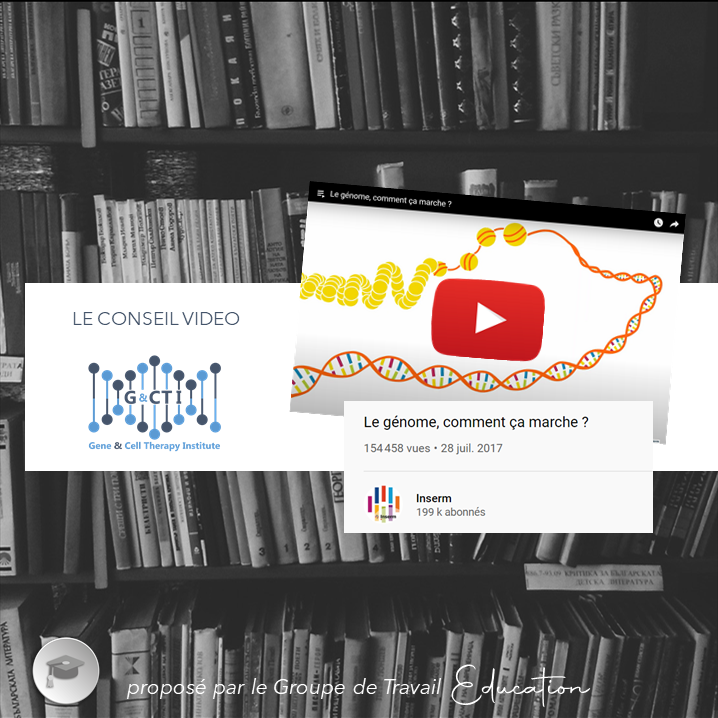 GCTI_France's tweet photo. LUNDI CONSEIL | 🎥 Notre groupe #Education vous propose aujourd'hui de visionner :

➡️ Le génome, comment ça marche ? – par l’INSERM 🧬
https://t.co/YX1dQio0rH

🔹 Structure de l’ADN, nucléotides, code génétique et production des protéines n’auront plus aucun secret pour vous ! https://t.co/2KRkdou3V4