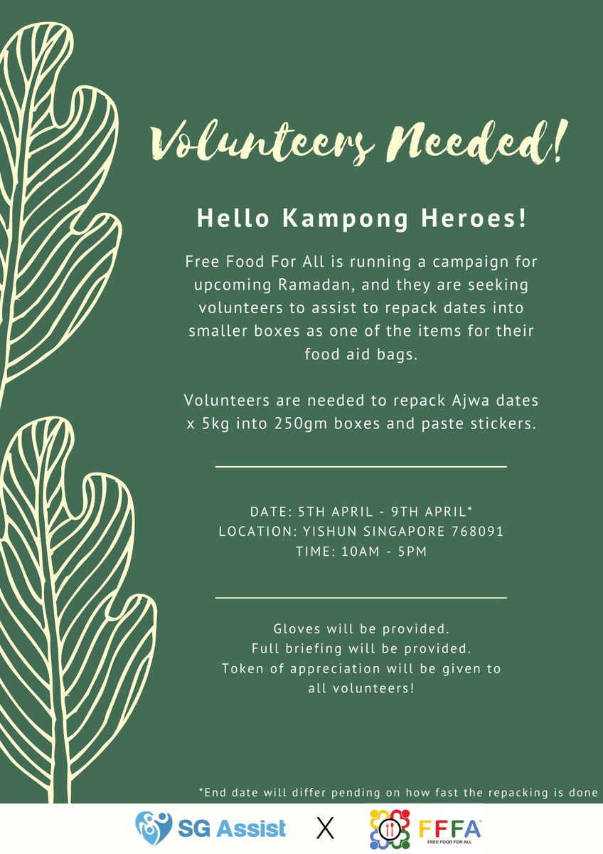 AssistSg's tweet photo. Join our Telegram group to receive regular updates about volunteering opportunities!

Telegram: https://t.co/NkCOEDlg5d https://t.co/Q3kFAMoIe7