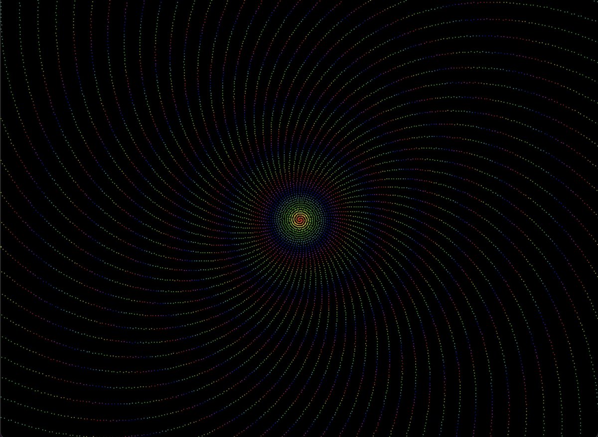 ValdeCode's tweet image. waltari10.github.io/spiral/

Screwing around with polar coodinates and #HTML #canvas. Link for animated.
