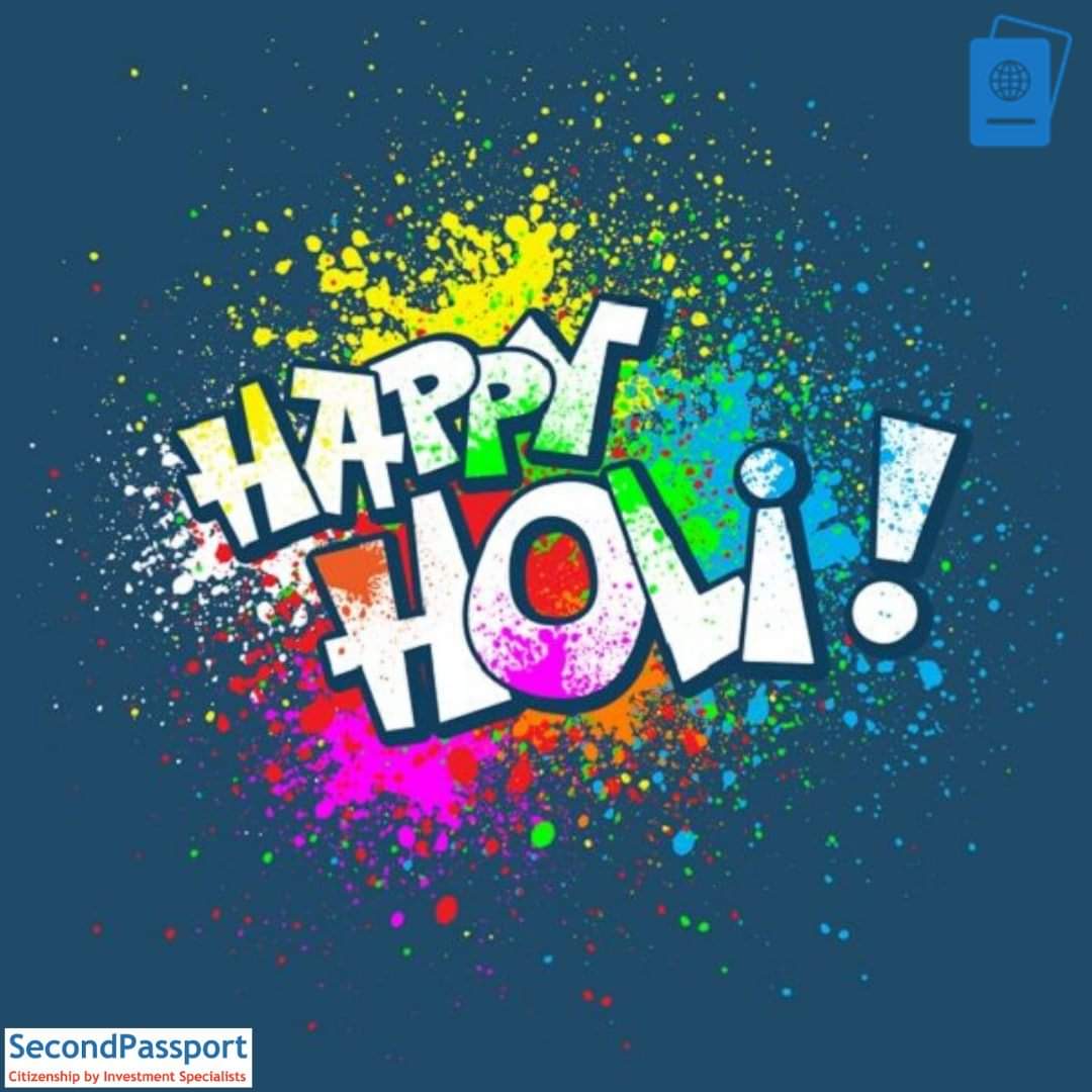 2ndpassportIn's tweet photo. May this Holi bring you a lot of joy and happiness. Happy Holi to all!
#Happyholi #staysafe #playsafe #secondpassport https://t.co/jP2eyP2zCC