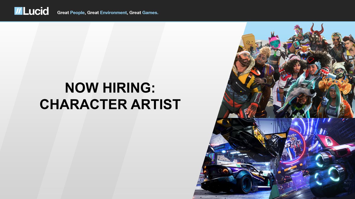 LucidGamesLtd's tweet photo. We're looking for a talented 3D Character Artist to create interesting and diverse human characters 🌟

We welcome remote and contract applications 🌎

Follow the link to apply ➡️ https://t.co/lW1zyUJYce

#hiring #gamedevjobs #gamedev #gameartist https://t.co/7fFVfpJgJn
