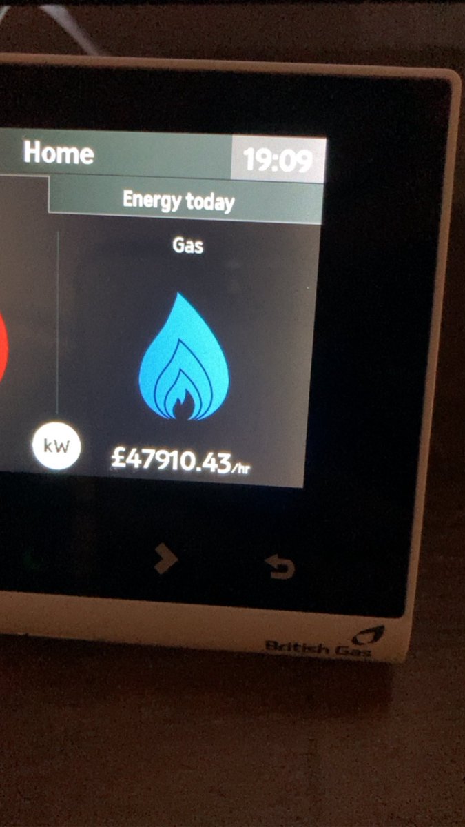 Gem_Snell's tweet image. Fun with @BritishGas - new smart meter fitted, for the time it has worked, apparently I’m paying £49910 per hour for gas! 🤦‍♀️ #smartmeterfail #smartmeter #britishgas @BritishGasHelp