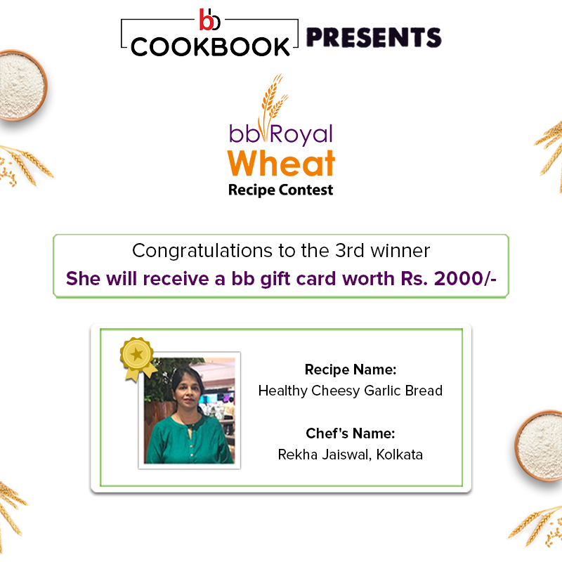 bigbasket_com's tweet photo. Congratulations to Rekha Jaiswal from Kolkata on being chosen as the third winner of our #bbRoyal Wheat #contest and winning a gift card worth INR 2000. Check out her winning recipe of Carrot Halwa Kachori here: https://t.co/K88buJLsq8
#bigbasket #RecipeContest #WheatRecipes https://t.co/dwTRMUHs71