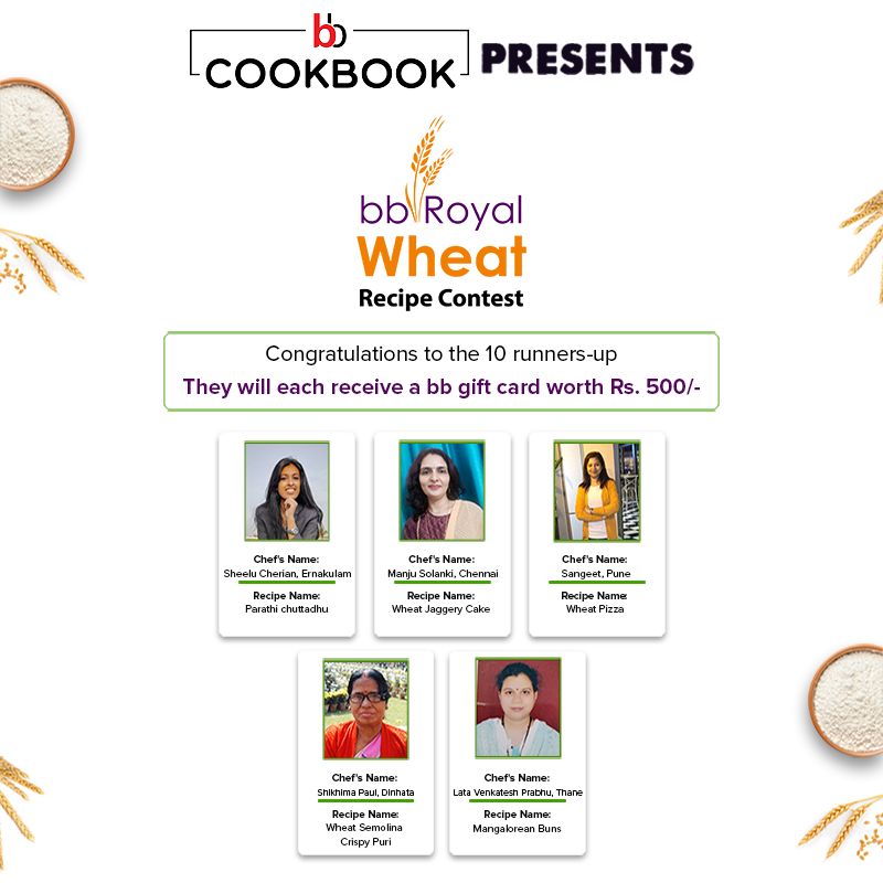 bigbasket_com's tweet photo. Kudos to all the other winners of our very special contest, bbRoyal Wheat Recipe Contest! Check out all the winning recipes here: https://t.co/K88buJLsq8
#bigbasket #Contest #RecipeContest #bbRoyal #WheatRecipes #Recipes #HealthyRecipes https://t.co/4hyS0JCwwB