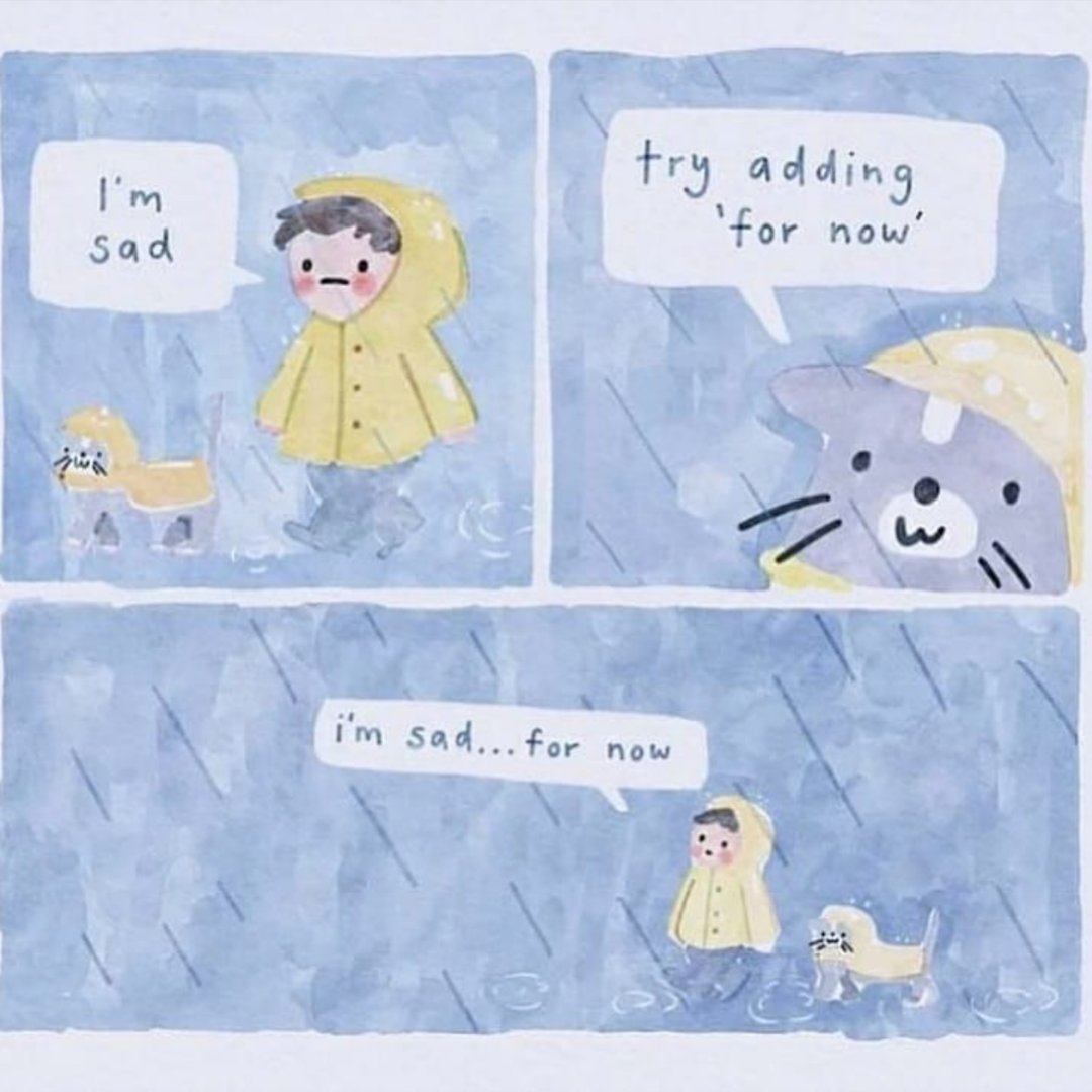 TheCosmicGame1's tweet photo. Sometimes a little perspective is all you need. It will get better.
Comic from thehappinessprojectuk
#thecosmicgame #comic #mentalhealth #mentalhealthawareness #perspective #itwillgetbetter #itwillbeokay #depression https://t.co/ekemSuvFUd