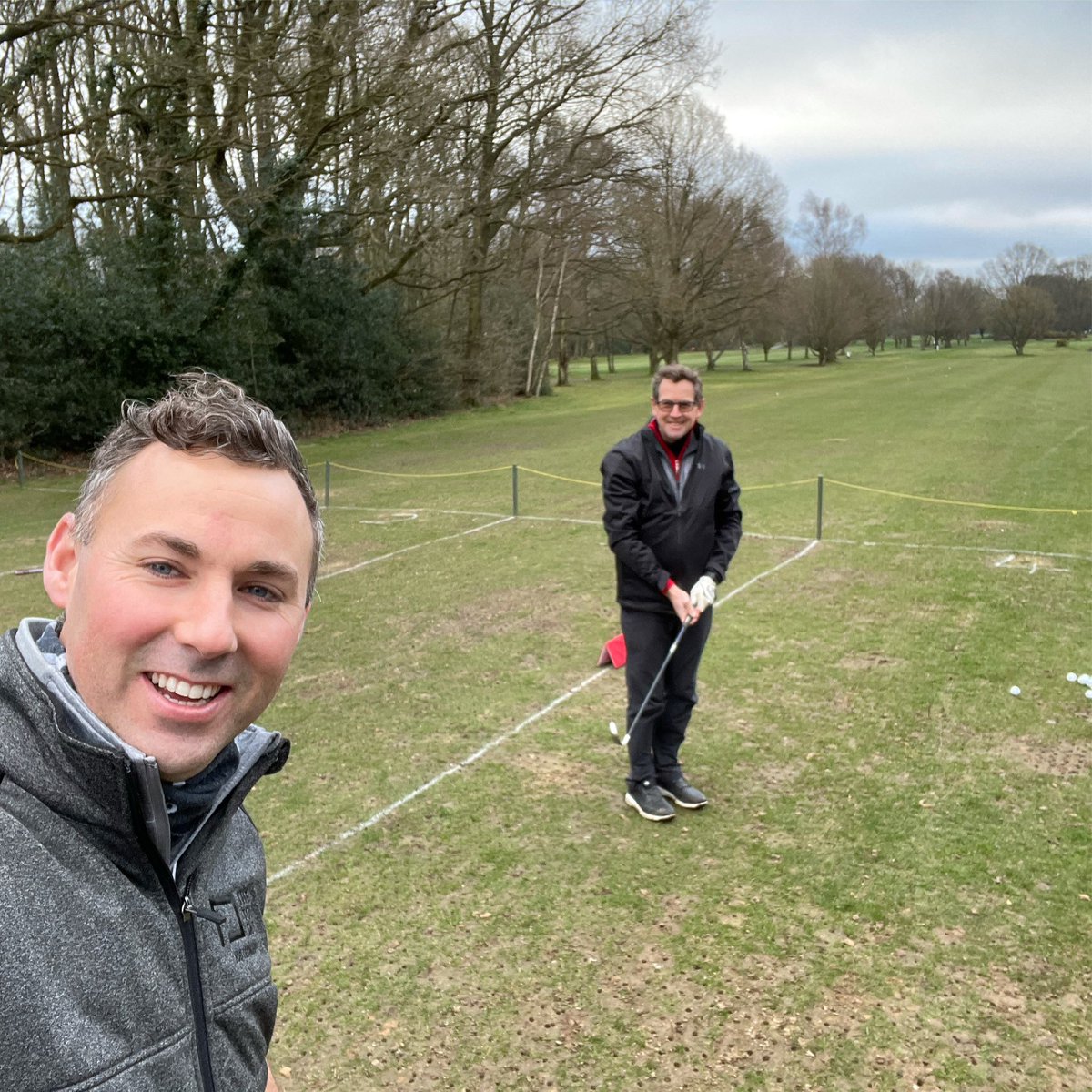 First lesson of 2021 with <a href="/thecaptainhcgc/">The Captain @ HCGC</a> matt Hignell @harpendencommon so glad to be back!