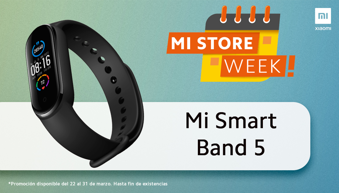 MiStoreSpain's tweet photo. Empecemos este lunes de #MiStoreWeek midiendo nuestro progreso con la #MiSmartBand5 🏃‍♀️🏃‍♂️ https://t.co/ZSYUd0r1ss