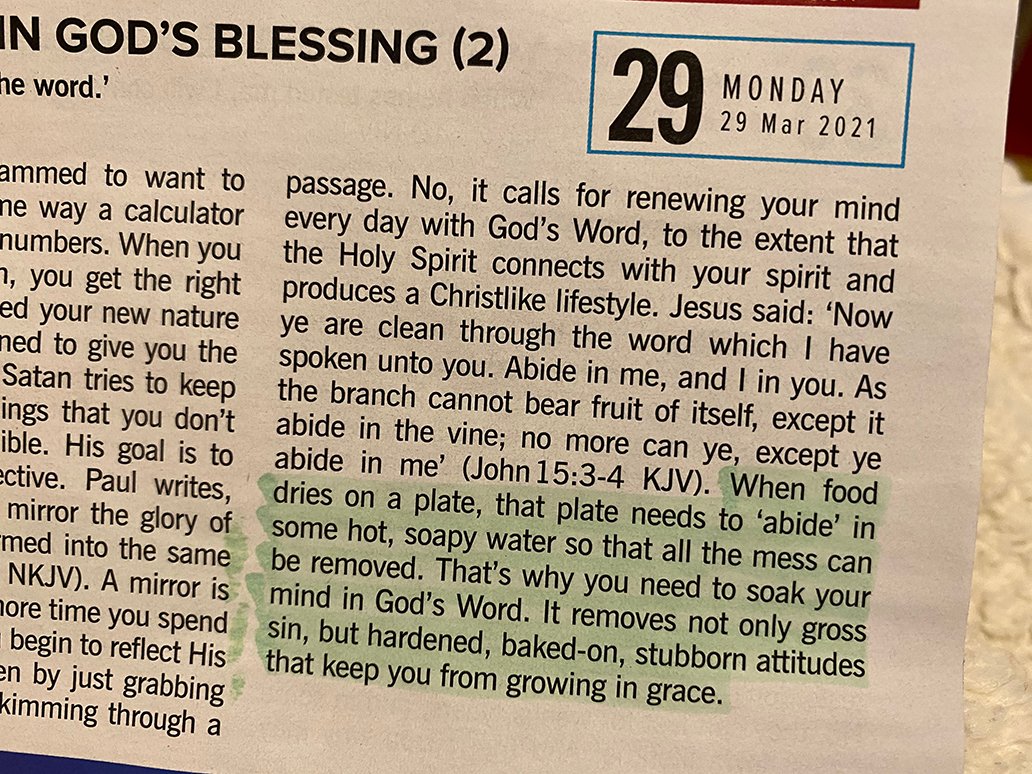 UCBMedia's tweet photo. Reading the Bible regularly can transform you into a different person! It's amazing when you think about it, really. Learn more in UCB's Word For Today. Visit https://t.co/fsezoj18nN https://t.co/nLHXXn8ebh