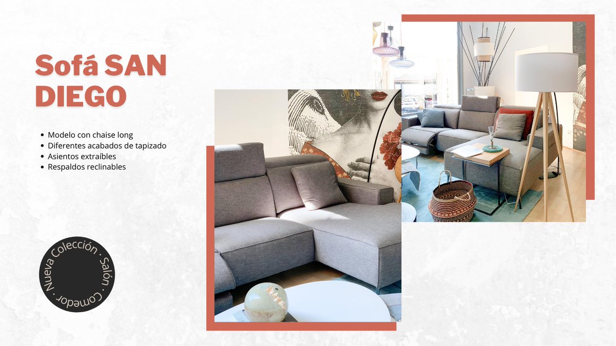 ✨#NuevaColección de sofás✨

Descubre una amplia selección de #comodidad para la estancia principal de tu #hogar: bit.ly/3w5wKfr

#ideasdeco #decoración #hogaresparavivirlos #home #sofás