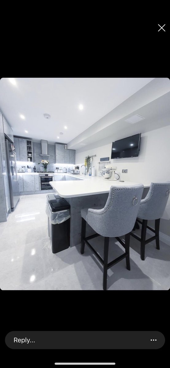 DPGoodwinelec's tweet image. This is a kitchen we recently completed, how gorgeous is it!? 

@WrenKitchens