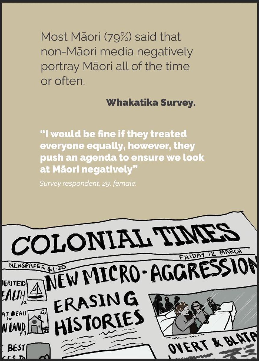 Our Whakatika Survey report has found that Māori are left feeling pōuri or riri at their experiences of racism.

Find out more on our website whakatika.teatawhai.maori.nz

#Whakatika 
#StopColonialRacism