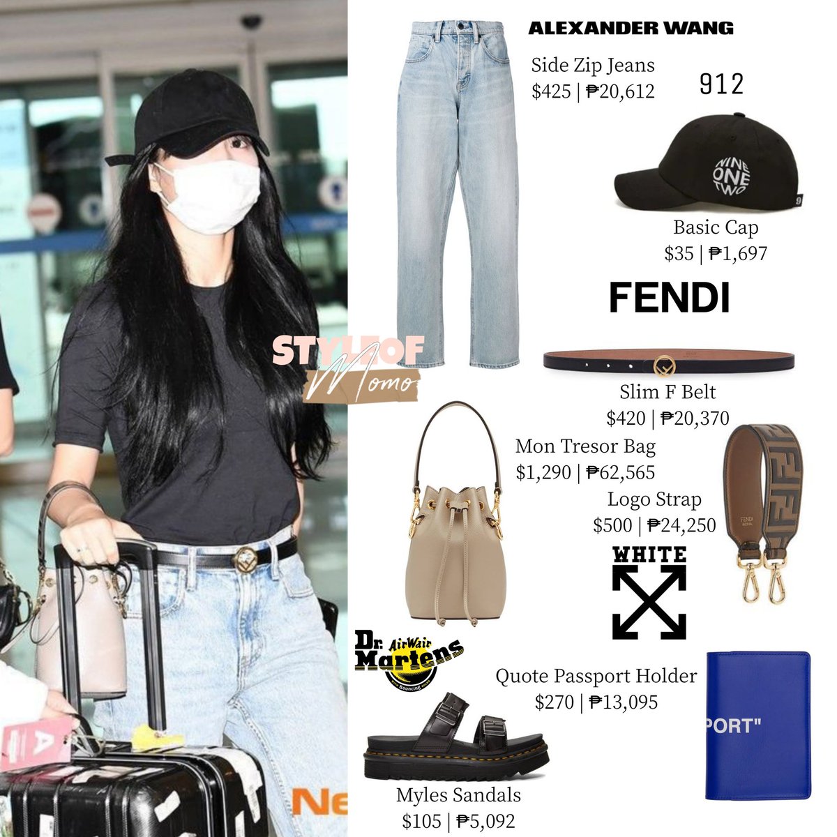 styledbymomo's tweet image. Momo
190113 • Incheon Airport Departure

– #alexanderwang, #nineonetwo, #fendi, #offwhite, #drmartens

@JYPETWICE
@JYPETWICE_JAPAN

#TWICE #트와이스 #모모 #MOMO #KuraKura
