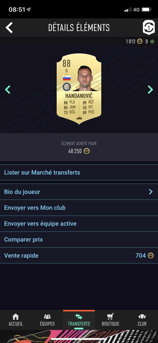VodkFut67's tweet photo. Comme annoncé hier soir il y avait une jolie fenêtre ce matin en enchères du aux récompenses Clash Équipes 😉
Si un SBC pick icône sort c’est GUCCI 💰💰💰
#FIFAAR #FIFA21 #FUT21 https://t.co/g2RBd2RtxO