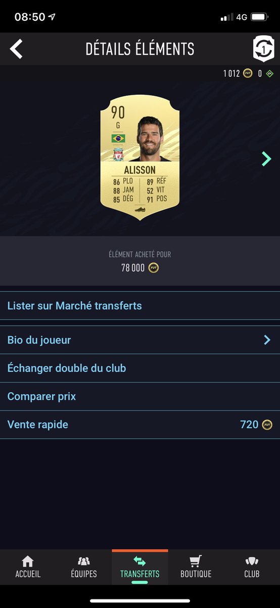VodkFut67's tweet photo. Comme annoncé hier soir il y avait une jolie fenêtre ce matin en enchères du aux récompenses Clash Équipes 😉
Si un SBC pick icône sort c’est GUCCI 💰💰💰
#FIFAAR #FIFA21 #FUT21 https://t.co/g2RBd2RtxO