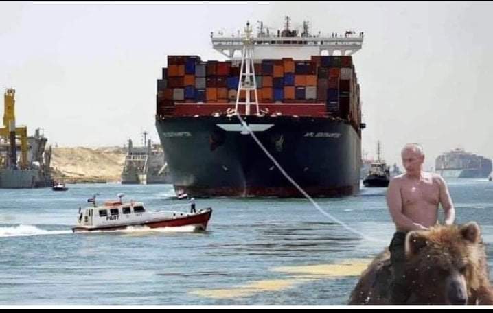 #Evergreen #EVERGIVEN sauvé, canal de #suez délivré