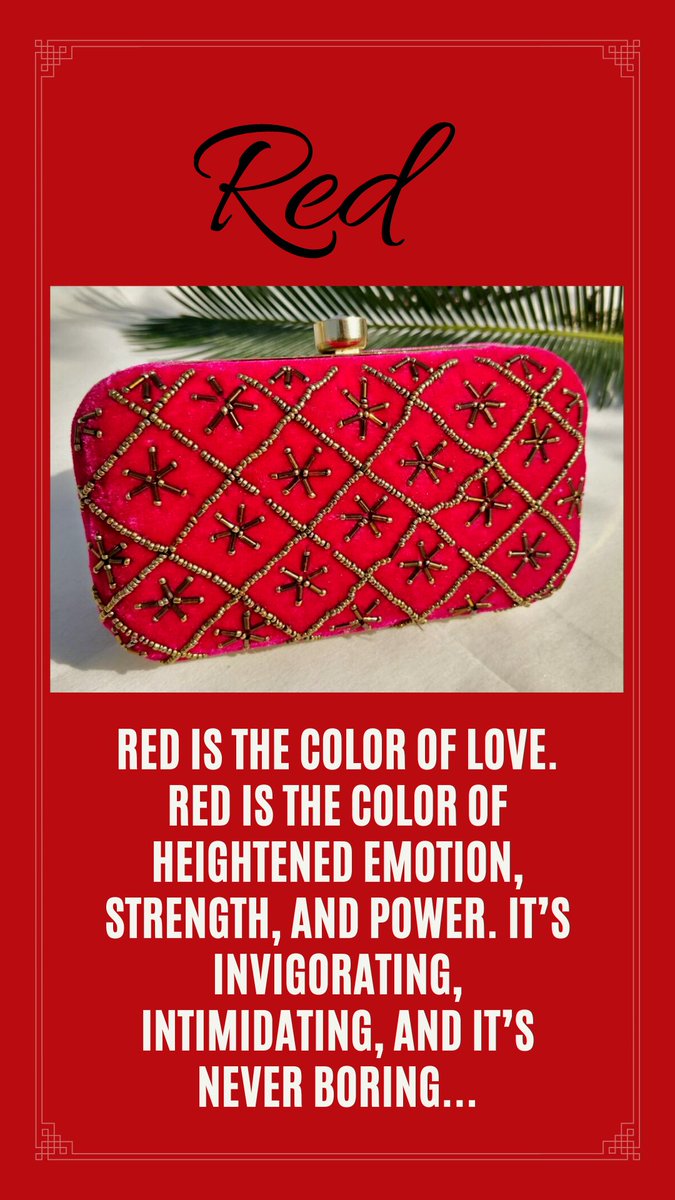 Thekarigar's tweet photo. RED, the color of LOVE.. ❣️
No it's more than that, check it out ⤵️⬇️⬇️
Yes don't forget to buy this amazing gorgeous red clutch to store your valuables 🌹🌹❤️
#karigarofficial #redclutch #redbag #redstonebag #velvetbag #MHHSBD #lovemomma #supportsmallbusiness #smallbusiness https://t.co/iDsiFzoOvy