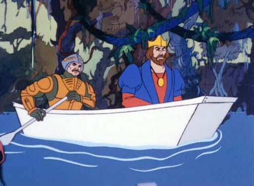eterniatimes's tweet photo. BREAKING: the boat has been successfully freed and Man-at-Arms and King Randor are safely on their way down the Eternia Canal.

Orko has been granted the freedom of the kingdom after performing a spell to free the stricken boat, which King Randor accidentally wedged in the canal. https://t.co/MoaL5YvWVq