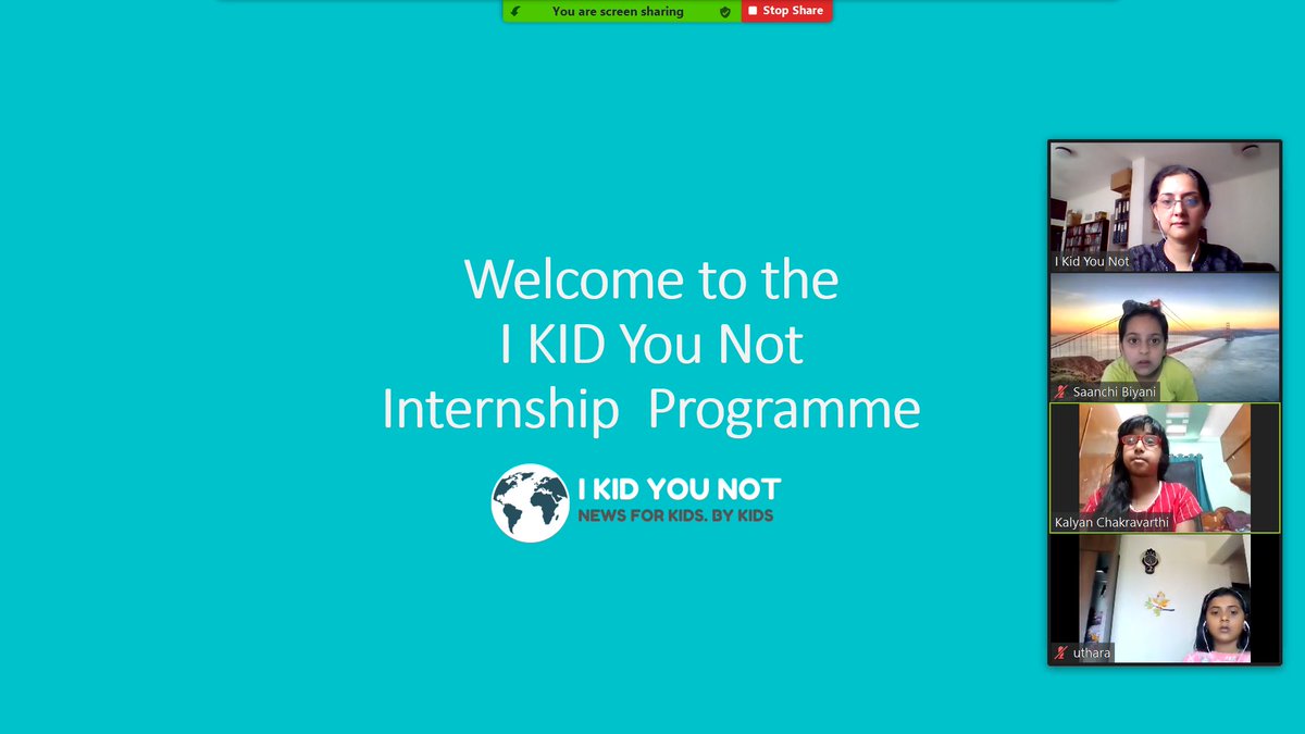 IKidYouNot2's tweet photo. News Writing Internship for Kids!

Kicking off with our little Interns at the I Kid You Not news writing internship! Was a fantastic session with these bright, enthusiastic children

The Internship is still open for kids &amp; teens. Apply here: https://t.co/2mSm5Zd3aA

#newsforkids https://t.co/xLCJKqJGnJ