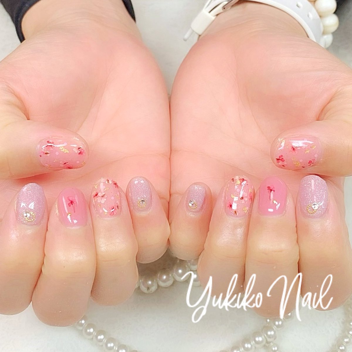 桜色ネイル Traola Twitterren