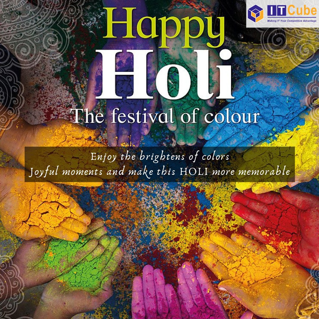 ITCubesolution's tweet image. Life is full of colors, may this Holi add even more colors to your life. Wish You Happy Holi...!

#itcube #happyholi #holi2021 #holifestival