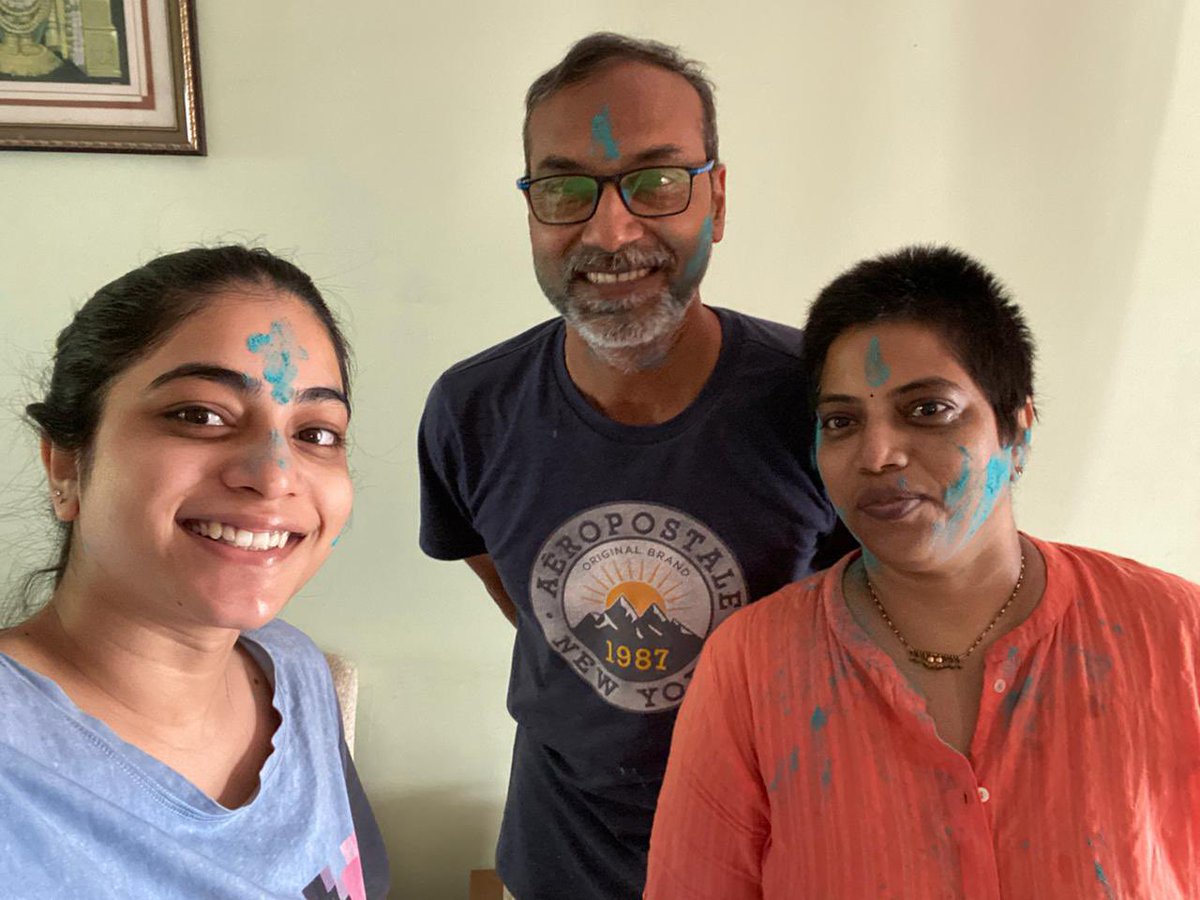 Here’s wishing you a colourful and happy Holi from my family to yours.

#playsafestaysafe