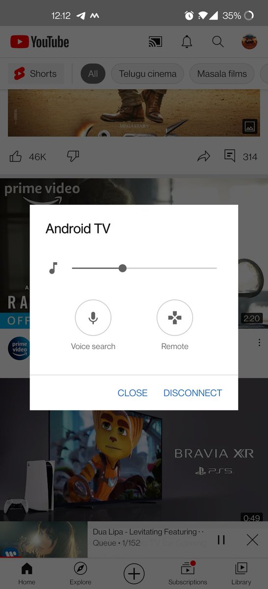 venky_6one's tweet photo. Now you get Android remote integration in Youtube casting from your Android Phone to your Android TV... Click on the cast icon once connected.
#oneplustv #androidtv #Casting #androidtvremote https://t.co/B0S9OIN4KD