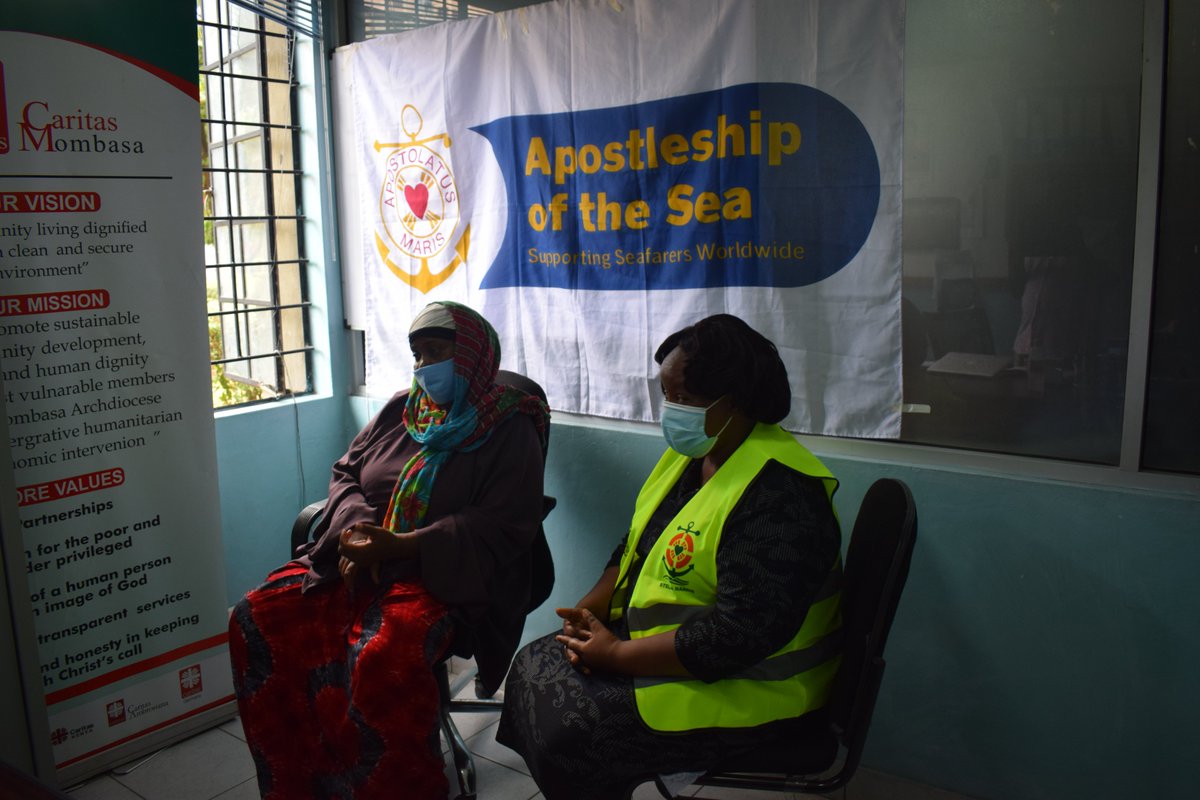 Caritas Mombasa in partnership with Apostleship To The Sea reaching out to seafarers affected by Covid-19 pandemic