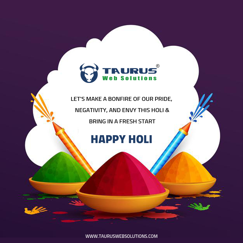taurusweb's tweet photo. "Let's make a bonfire of our pride, negativity, and envy this Holi and bring in a fresh start".

#taurus #websolutions #Holi #Holi2021 #HoliWishes #HoliSpecial #HoliCelebration #Holi #FestiveofColors #HoliGreetings #HoliHai #HoliVibes #StayHome #StaySafe https://t.co/6SliWqikWU