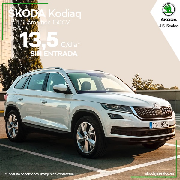 SKODA_JS_SEALCO's tweet photo. Tu ŠKODA Kodiaq sin entrada y con #MyRenting incluye:
✔️ Mantenimiento.
✔️ Seguro Todo Riesgo.
✔️ Garantía Oficial.
✔️ Asistencia en viaje.

Solicita cita:
📱: 916211790
💻: https://t.co/leNbCpL0Y9 https://t.co/zrVxnDu97i