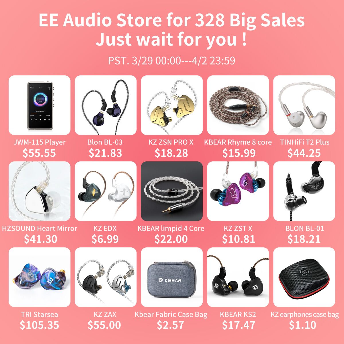 AudioEe's tweet image. EE AUDIO 328 BIG SALES COMING
aliexpress.com/store/2662001?…