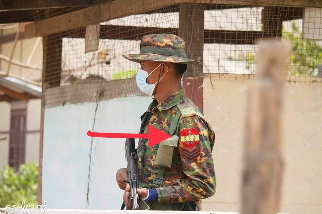 The "Rod of Asclepius" logo on his arm is the symbol from Defense Services Medical Academy , presenting healing and medicine. What kind of atrocity is this?  JUNTA MASSACRE 
#WhatsHappeningInMyanmar
#Mar29Coup