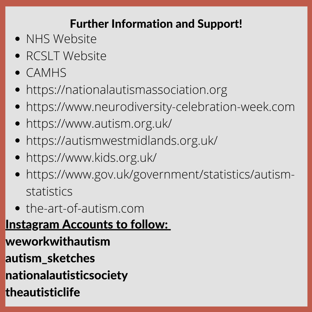 BCUSALTSOC's tweet photo. It's Autism Awareness Week! This week is dedicated to raising awareness for all things Autism, but this is something we should be doing all year round! Normalise that there is no normal! We'll be reposting amazing resources and accounts across the week! #AutismAwarenessWeek https://t.co/MSPvhDv8v7