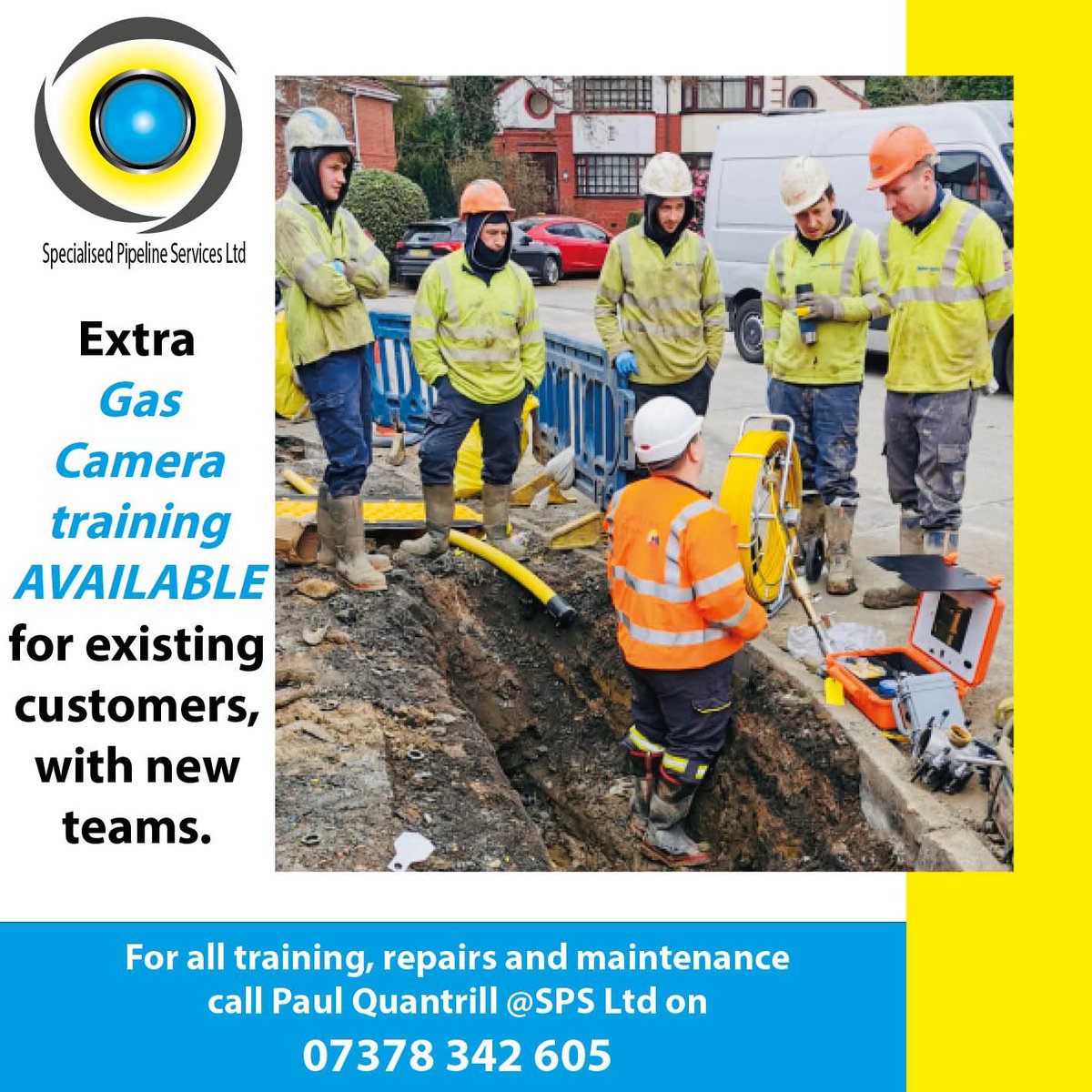 specialised_ltd's tweet photo. Do you need onsite Gas CCTV training?   
All gas camera training is available for existing customers. 
All kits and personnel must have gas camera training to use the kits on site. 
So if you have new teams or you’ve upgraded your kits, don’t hesitate to contact us on 07378342605 https://t.co/jLQ720x0S4