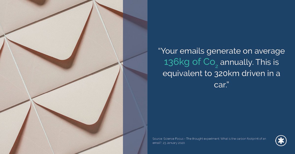 product_DNA's tweet photo. How could we reduce the carbon footprint of our emails? ✉️
Here are some frightening numbers and tips to keep in mind when sending your next emails!
https://t.co/Jt8E6Gekj3 https://t.co/2aqzErblFk