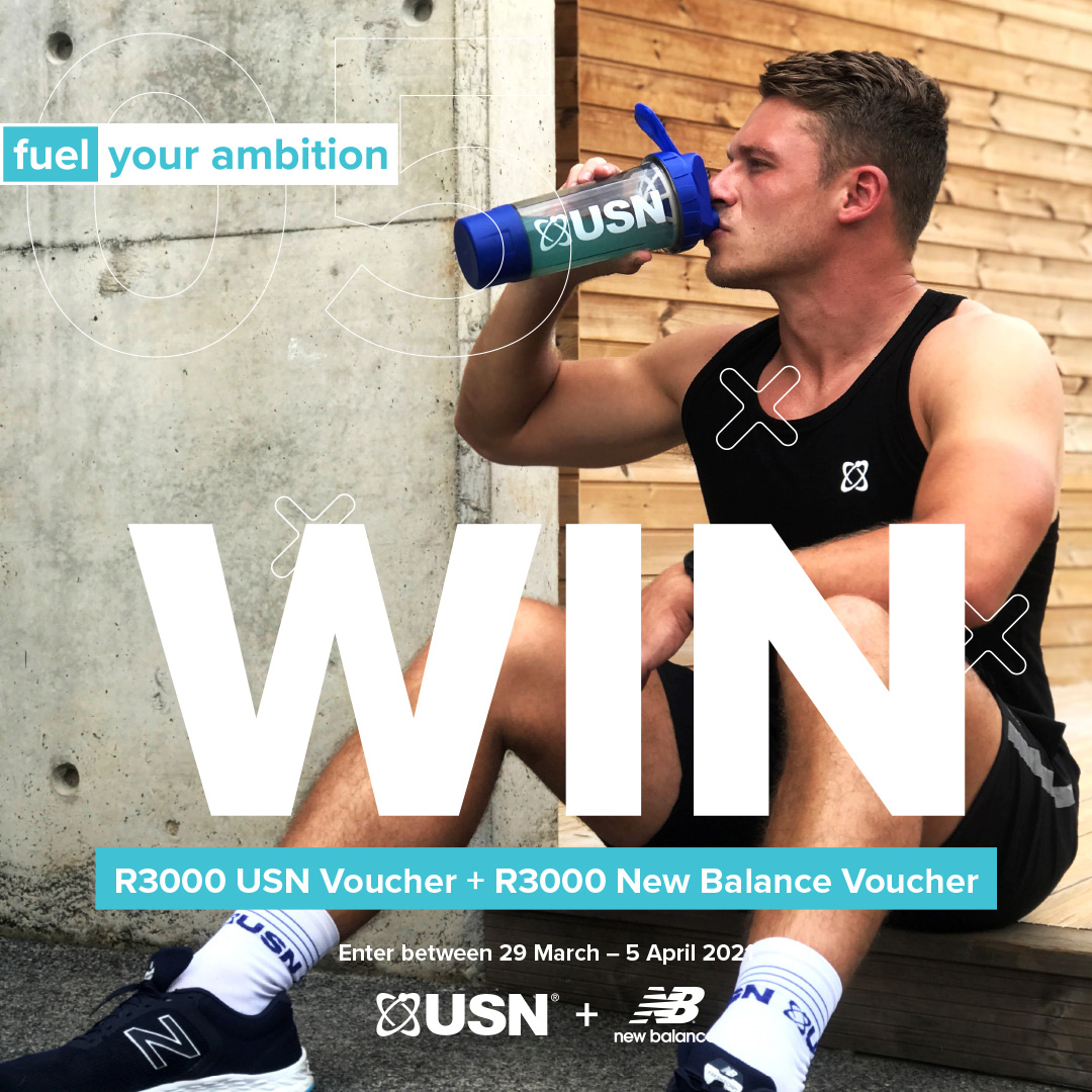 USNSA's tweet photo. The 5th and final week is here!
Win a R3 000 USN Voucher and a R3 000 @newbalance voucher.
To enter spend R1000 or more online.
https://t.co/UqzmSfHdO5
#winwithusn #usnsa #newbalance https://t.co/gnqTsob0sW