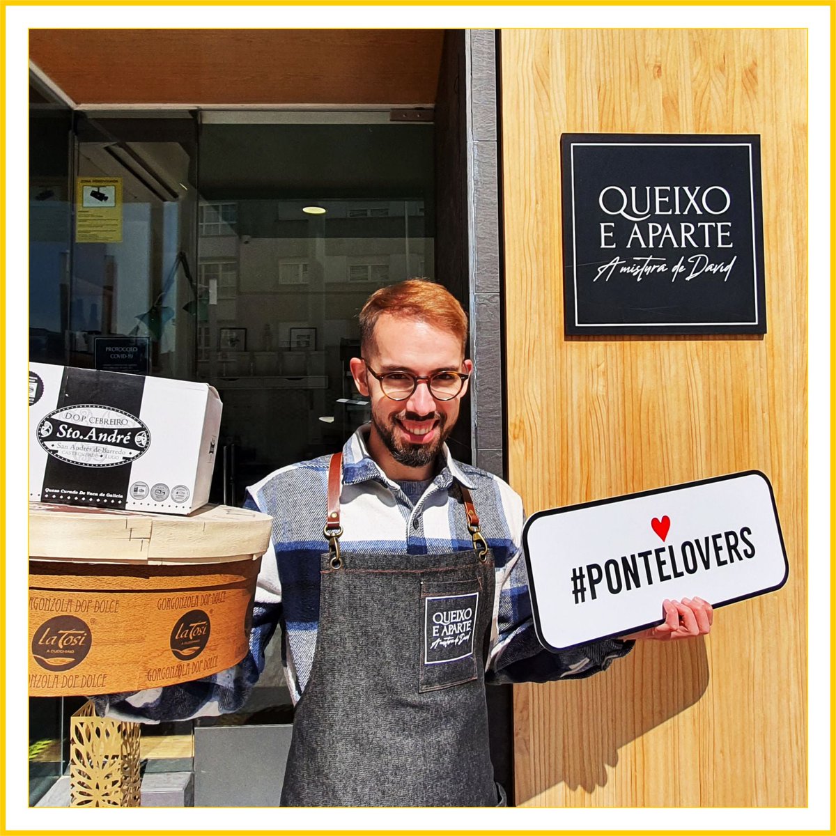 LoversPonte's tweet photo. Esta fin de semana pasada 𝗠𝗨𝗡𝗗𝗜𝗔𝗟 𝗗𝗢 𝗤𝗨𝗘���𝗫𝗢 🧀!!!, os ratiños desta cidade estamos de festa 🐭!, e qué mellor que celebralo coa queixería de Pontevedra por excelencia, Queixo e aparte, e con David, o ratiño maior do reino. https://t.co/Yovu3RDqo3