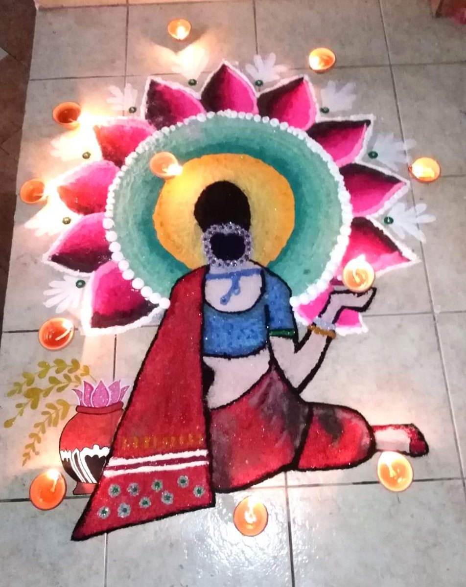 iccr_colombo's tweet photo. Holi with Rangoli ! 
Happy Holi To All 🙏

This year our students celebrated Holi with Colourful Rangolis.

COVID19 couldn't dampen their spirits &amp; the festival of colours 

@ICCR_Delhi
@IndiainSL

#azadikaamritmahotsav #azadikaamrutmahotsav 
#IndiaAt75 https://t.co/rqnZK7kl9L