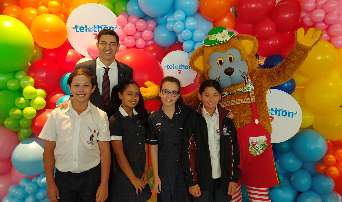 PCACS_'s tweet photo. On Friday 26 March, the PCACS Junior School Service Captains along with Mr James Morris were invited to the 2021 Telethon Beneficiary Breakfast held at Crown Towers. #pcacslife #telethon2021 #crowntowers https://t.co/NxnBsqq1sg