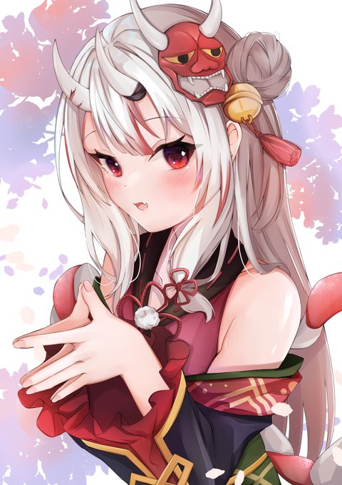 あやめ可愛い～～😈

#百鬼絵巻 