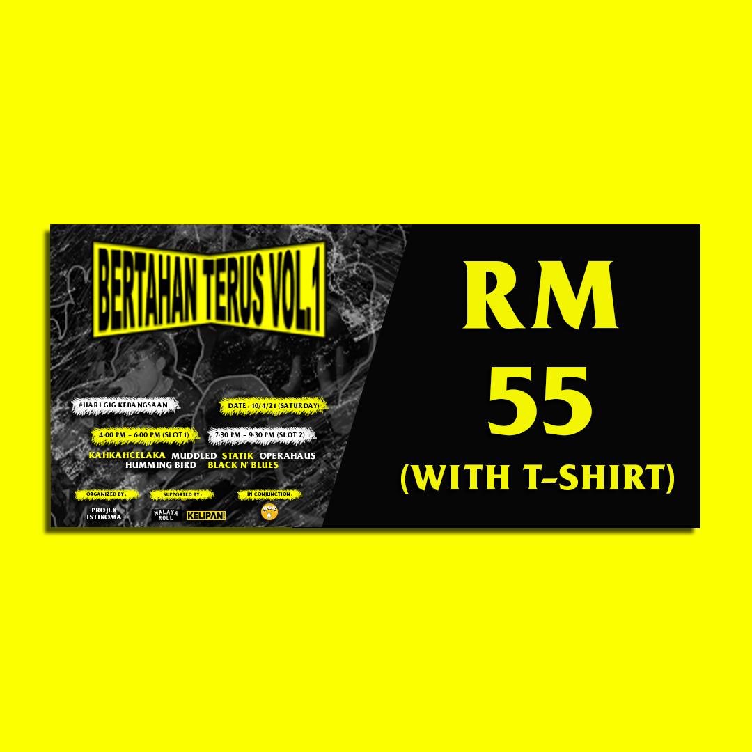 Hai semua. <a href="/istikomaterror/">Istikoma Terror</a> menganjurkan gig :

Bertahan Terus vol 1
10 April 2021
Sabtu
Rockin Jamz Hall

Tiket : RM 40 / RM 55 (HGK tshirt)

<a href="/statiksound/">Statik Band</a> <a href="/mmuddled/">Muddled.</a> <a href="/KahKahCelaka/">KAHKAH CELAKA</a> <a href="/BlackNBluesMy/">Black N’ Blues Official</a> <a href="/operahausmy/">Operahaus</a> <a href="/hummingbirdsmy/">Humming Birds</a> 

#HariGigKebangsaan #HGK