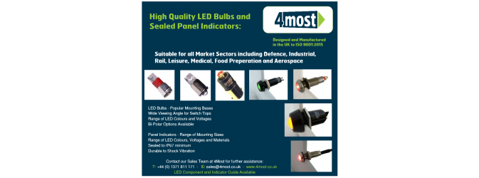 4MostElectronic's tweet photo. High Quality LED Bulbs and Sealed Panel Indicators
4Most has been distributing LED technology to provide innovative, stylish and functional indicator solutions for over 30 years. For more information, please click here https://t.co/Dqa0ZUl5kt https://t.co/FhZQKfJQ8q