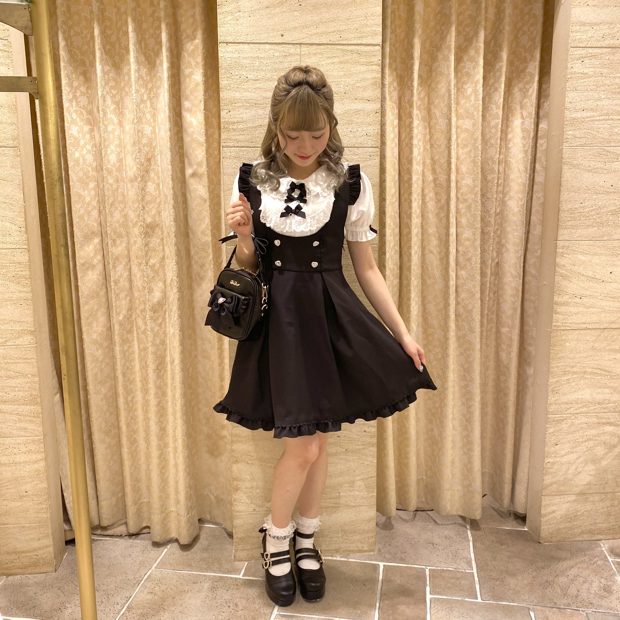 SALE/79%OFF】 LIZLISA リズリサ ジャンスカ ワンピース ブラウン