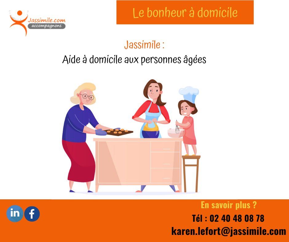 JassimileCom's tweet photo. L'aide à domicile pour personnes âgée👵👴👩 contribue de façon considérable  à l'épanouissement de vos proches. 

Soucieux du bien être de votre proche? Contactez Jassimile et trouvez lui  l'aide qui lui correspond.

#Jassimile #Nantes #aide_aux_personnes_âgées https://t.co/5Kz75tUa4g