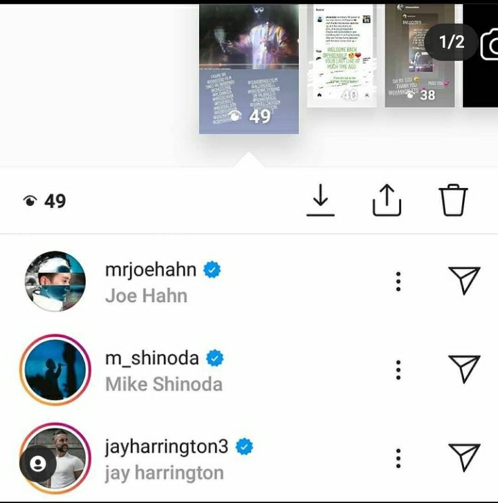Saralpfamily's tweet photo. 1 year ago today @joehahnLP @mikeshinoda and one of my favorite actor @jayharrington3 have seen my IG story about the movie Swat 2003 with the song Figure 09 ❤ #linkinpark #meteora #figure09 #SWAT #movie #mikeshinoda #joehahn #jayharrington https://t.co/6TZQBtoLL0
