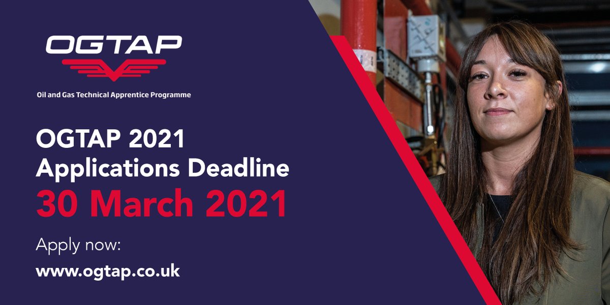 OPITOGlobal's tweet photo. Applications for the 2021 ##OGTAP intake for close tomorrow!
#Apprenticeships are crucial to our sector’s future success and economic recovery.
To play a vital role in the drive towards the UK’s #energy transition, apply now: https://t.co/M2AvKRb5fR
#OilAndGas #training https://t.co/4xVRdVonmL
