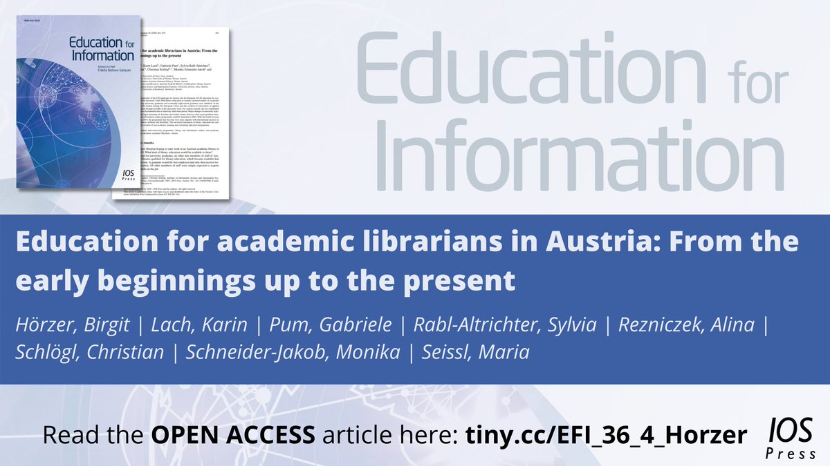 Education for Information tweet media