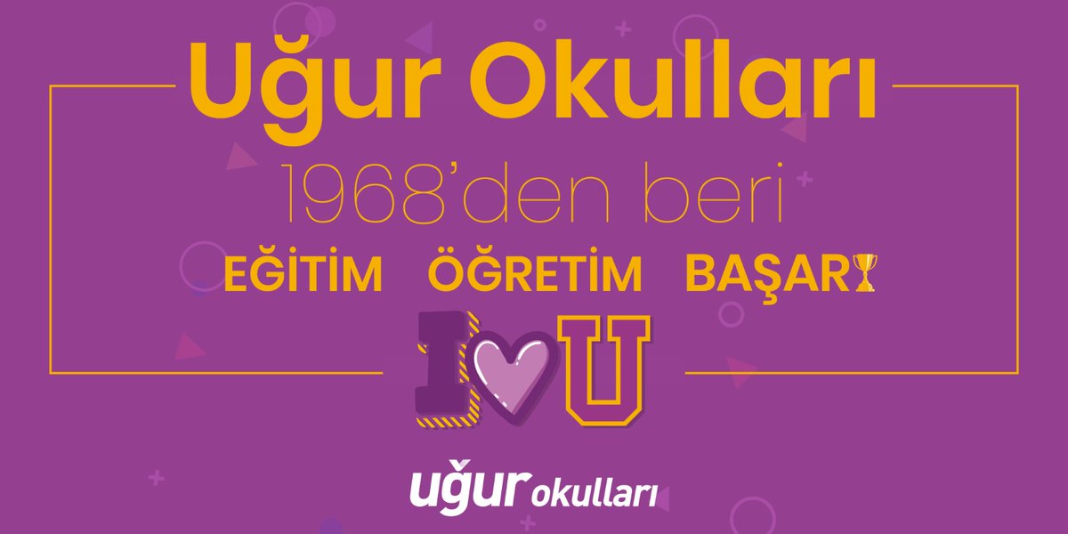 1968’den beri Türkiye’nin Uğur’una inanan kazandı! Siz de Uğurlu olun; güçlü akademik kadromuz, yenilikçi eğitim yaklaşımlarımız ve fark yaratan dijital eğitim uygulamalarımızla başarı yolundaki ilk adımınızı atın! ✨

#UğurluOlmak