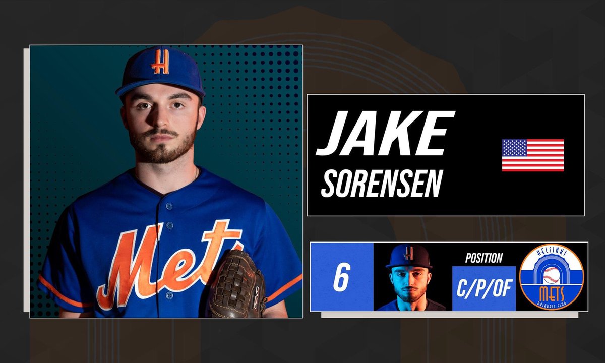 Introducing a brand new player to the Helsinki Mets, Jake Sorensen. Joining us from the United States, Jake is a utility player, who has experience catching, pitching, and in the outfield. Welcome to the Mets! 

#baseballfi #baseballfinland #helsinkimets