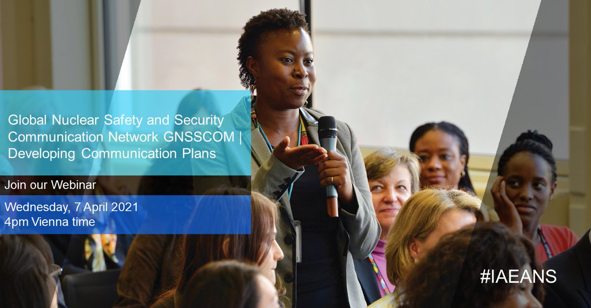 Why is a communication plan for nuclear regulatory bodies of importance? This upcoming webinar, with a ‘how-to approach’, aims to equip regulators with identified tools and best practice examples in developing communication plans. Register here: bit.ly/3lHZfuS #IAEANS